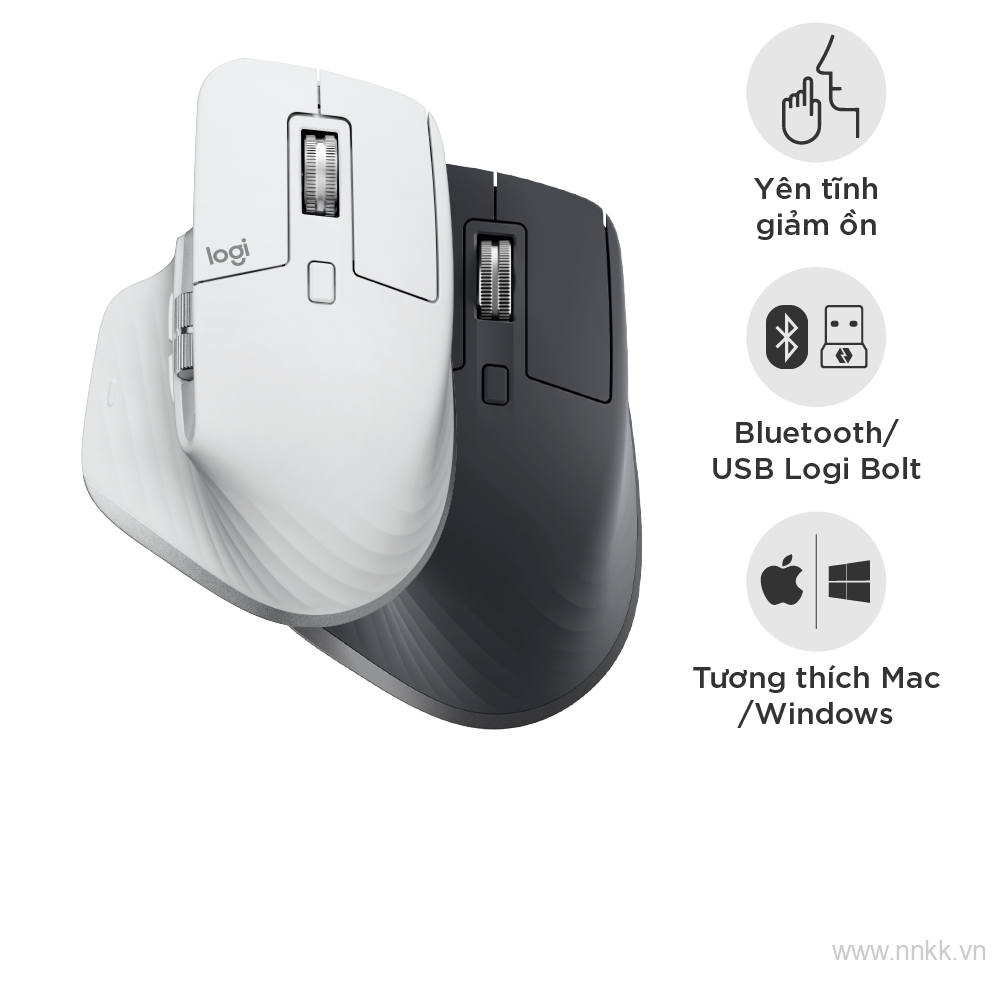 Chuột Không Dây Công Thái Học Logitech MX Master 3S